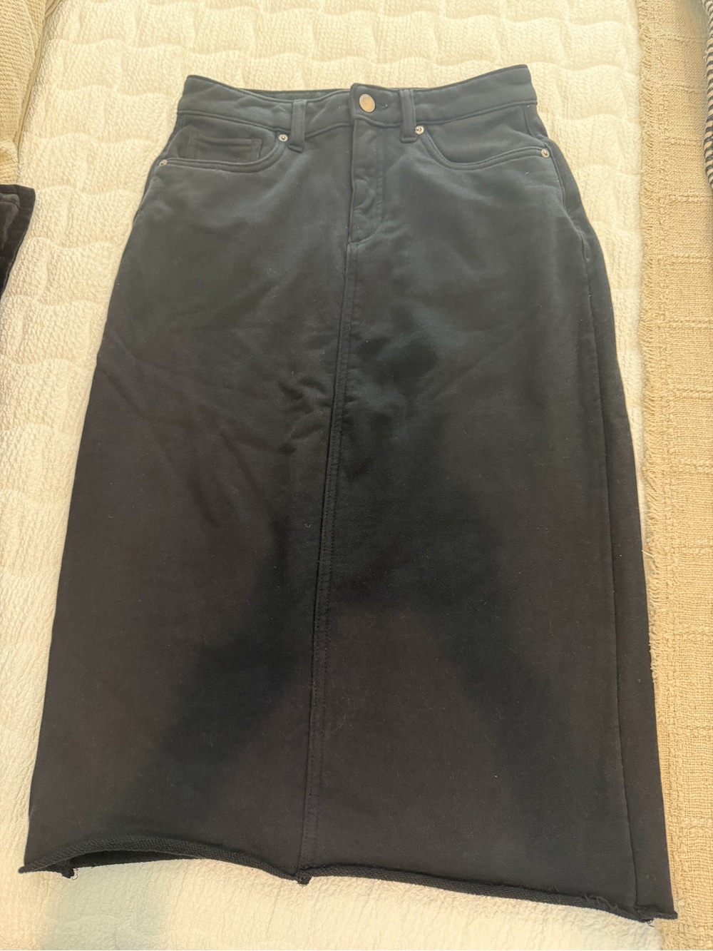 DL1961 Black Midi Pencil Skirt